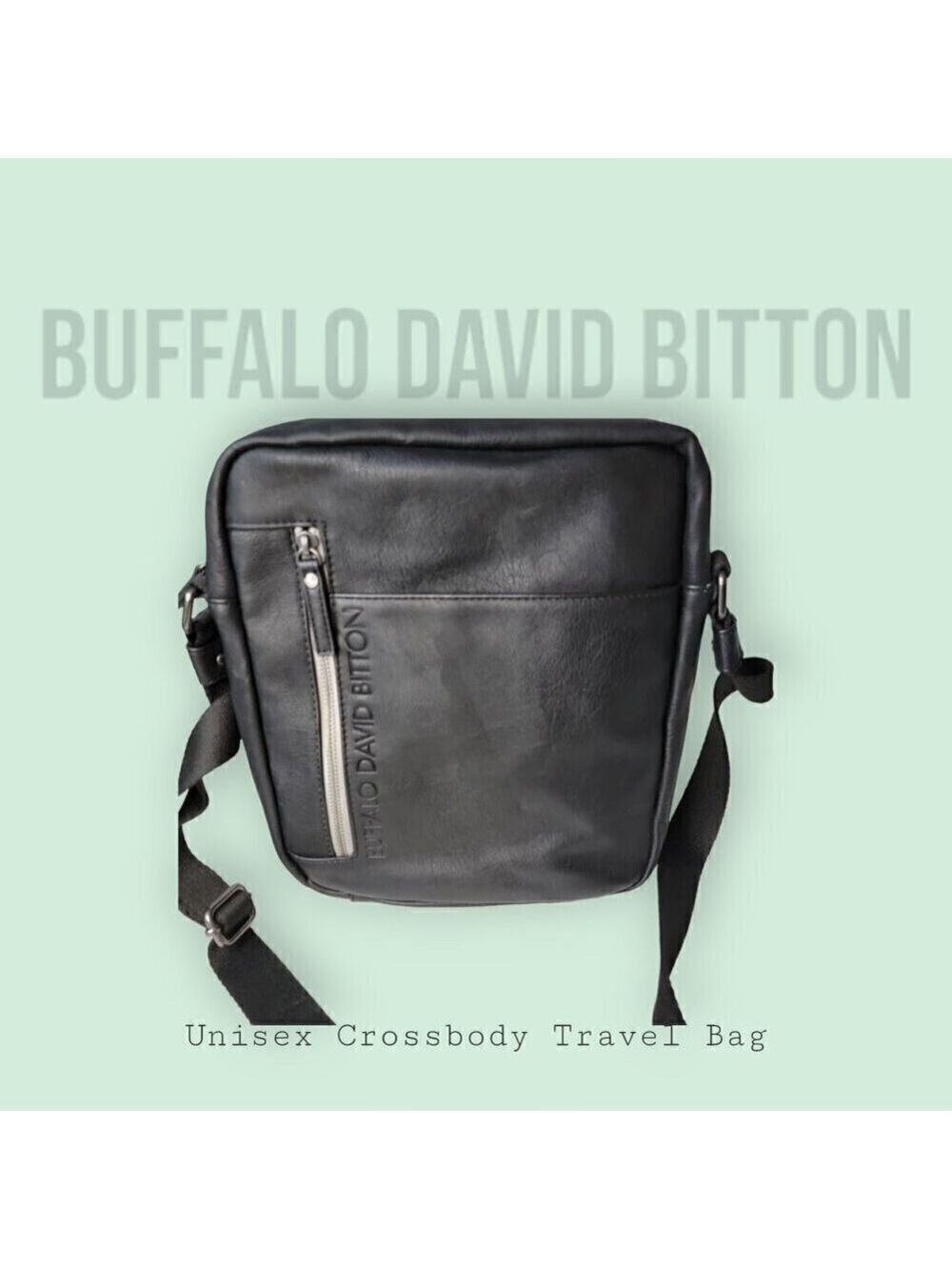 Buffalo David Bitton Unisex Crossbody Travel Bag - Great Organizing Bag